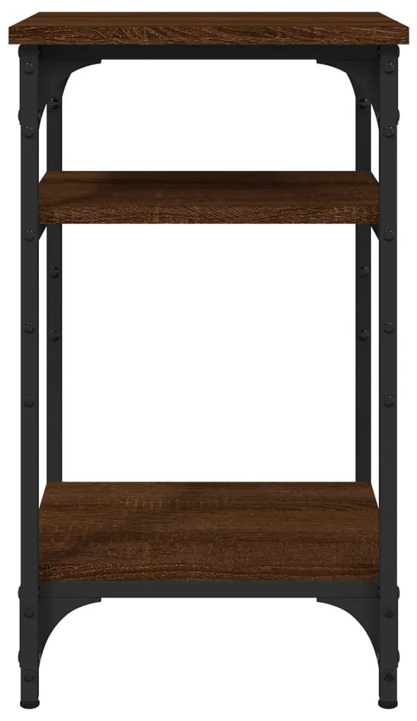 Mesa de apoio 35x30x60cm derivados de madeira carvalho castanho