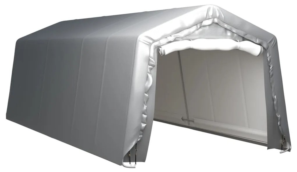vidaXL Tenda de armazenamento 300x750 cm aço cinzento