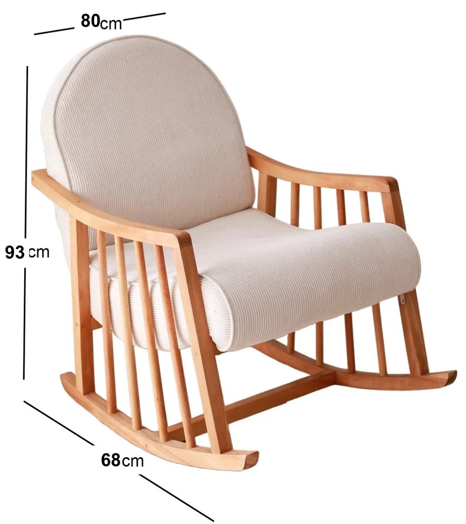 Cadeira Wing Klea – Branco – 80 cm x 93 cm x 68 cm