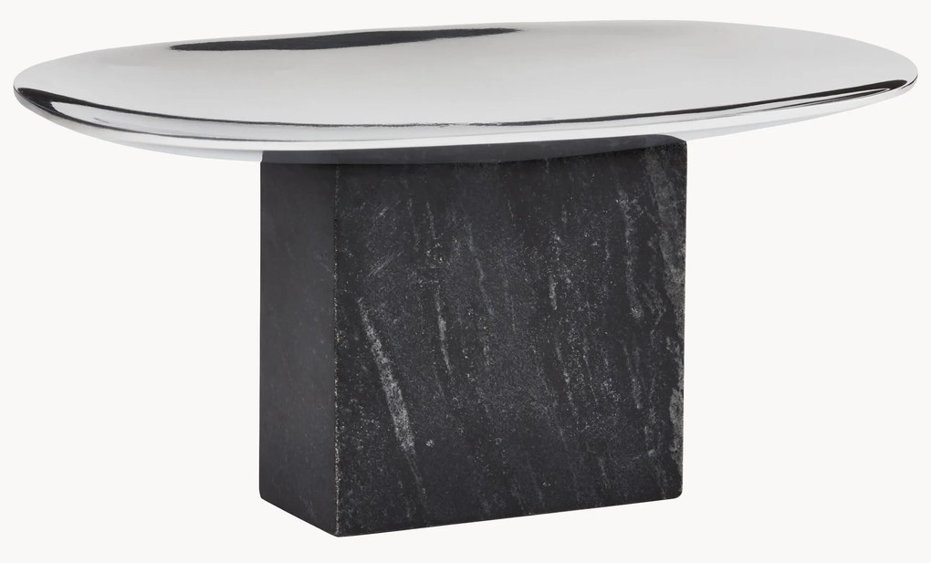 Tabuleiro decorativo com base em mármore Sapoto