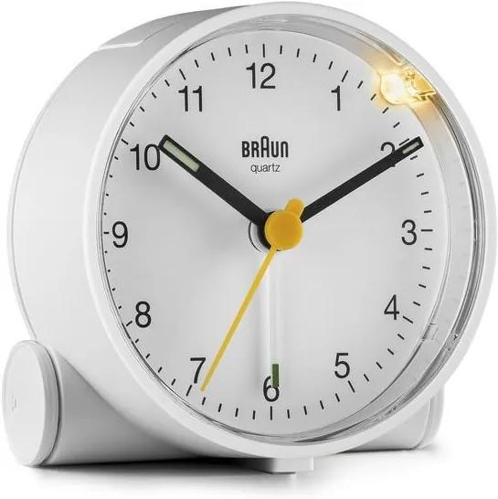 Relógio-despertador analógico Braun BC-01-W Branco