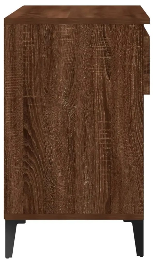 Sapateira 70x36x60 cm derivados de madeira carvalho castanho