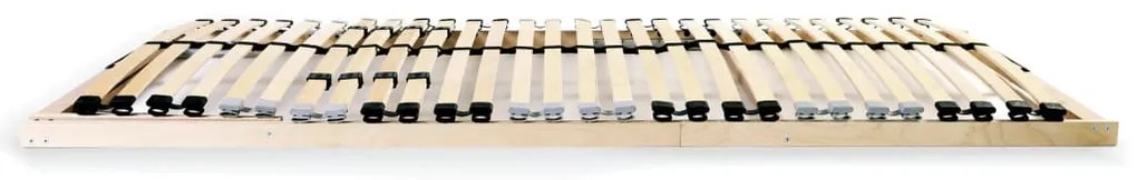 Estrados de ripas 2 pcs com 28 ripas 7 zonas 70x200 cm