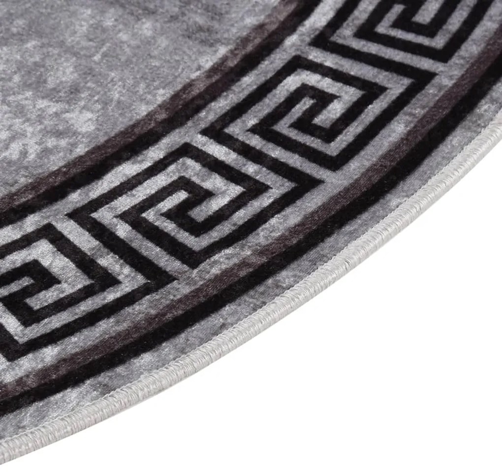 Tapete lavável antiderrapante φ120 cm multicor