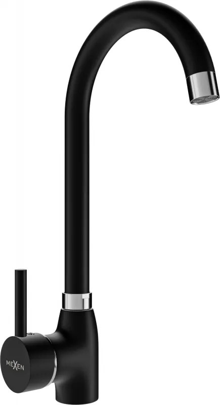 Mexen Telma torneira de cozinha, preta - 670200-70