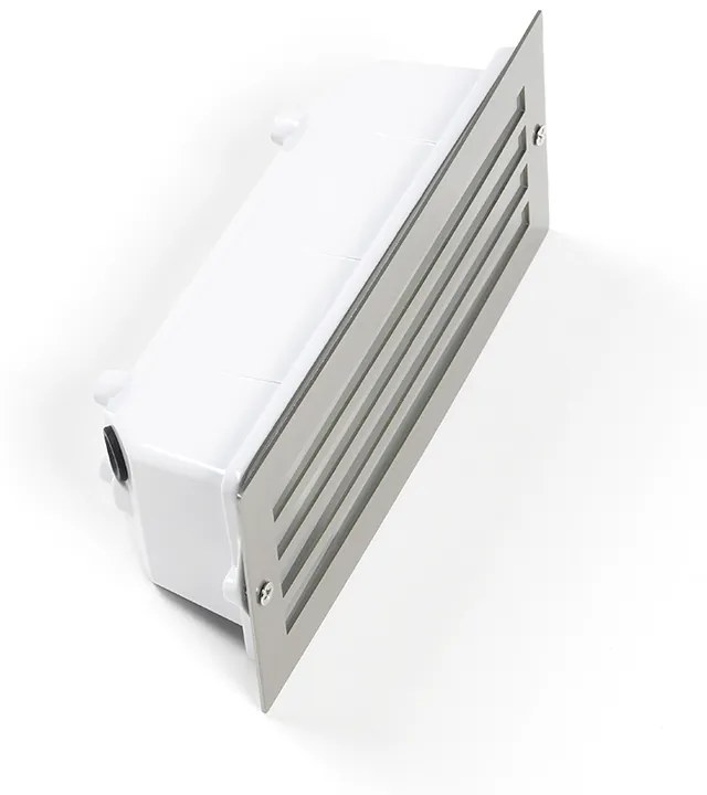 Conjunto de 4 focos embutidos modernos aço IP44 - Hurricane