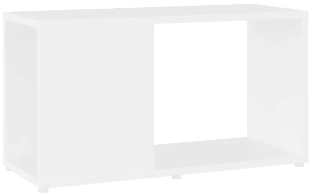 vidaXL Móvel de TV 60x24x32cm contraplacado branco