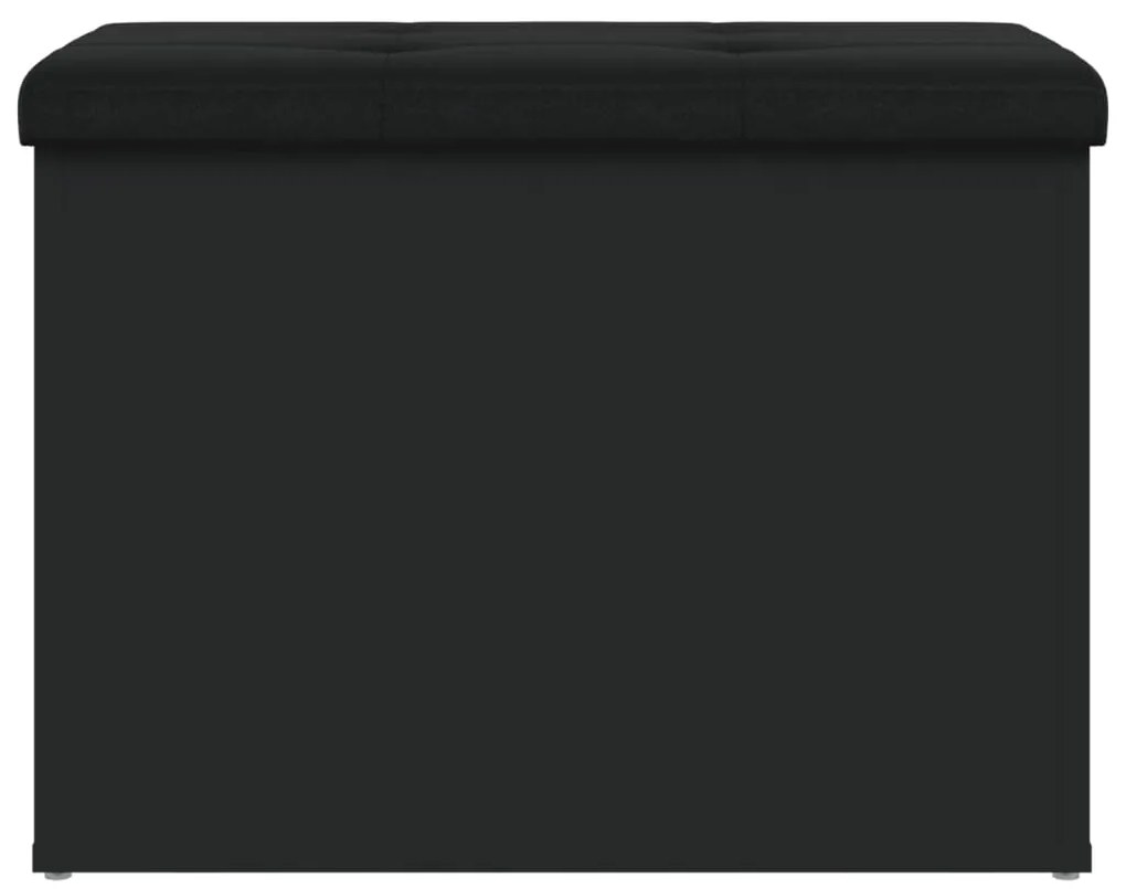 Banco de arrumação 62x42x45 cm derivados de madeira preto