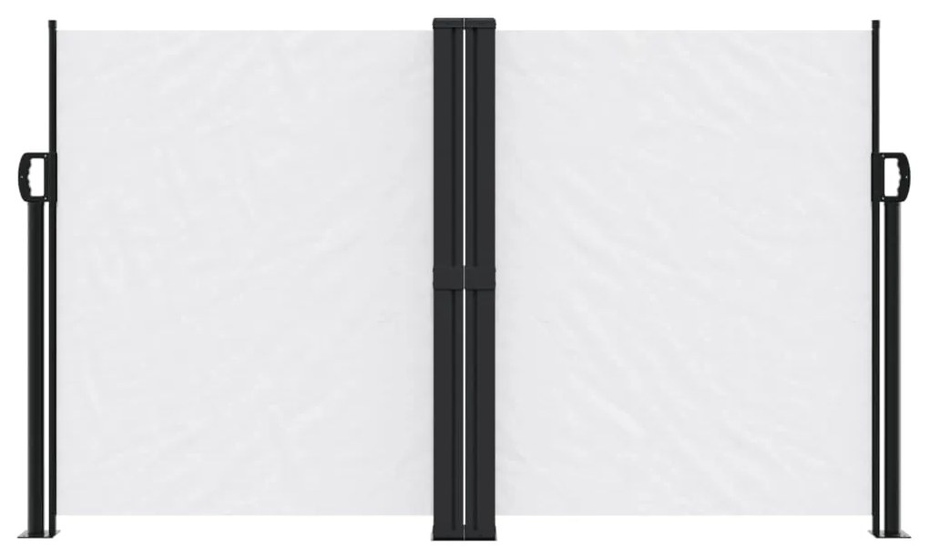 Toldo lateral retrátil 140x1200 cm branco