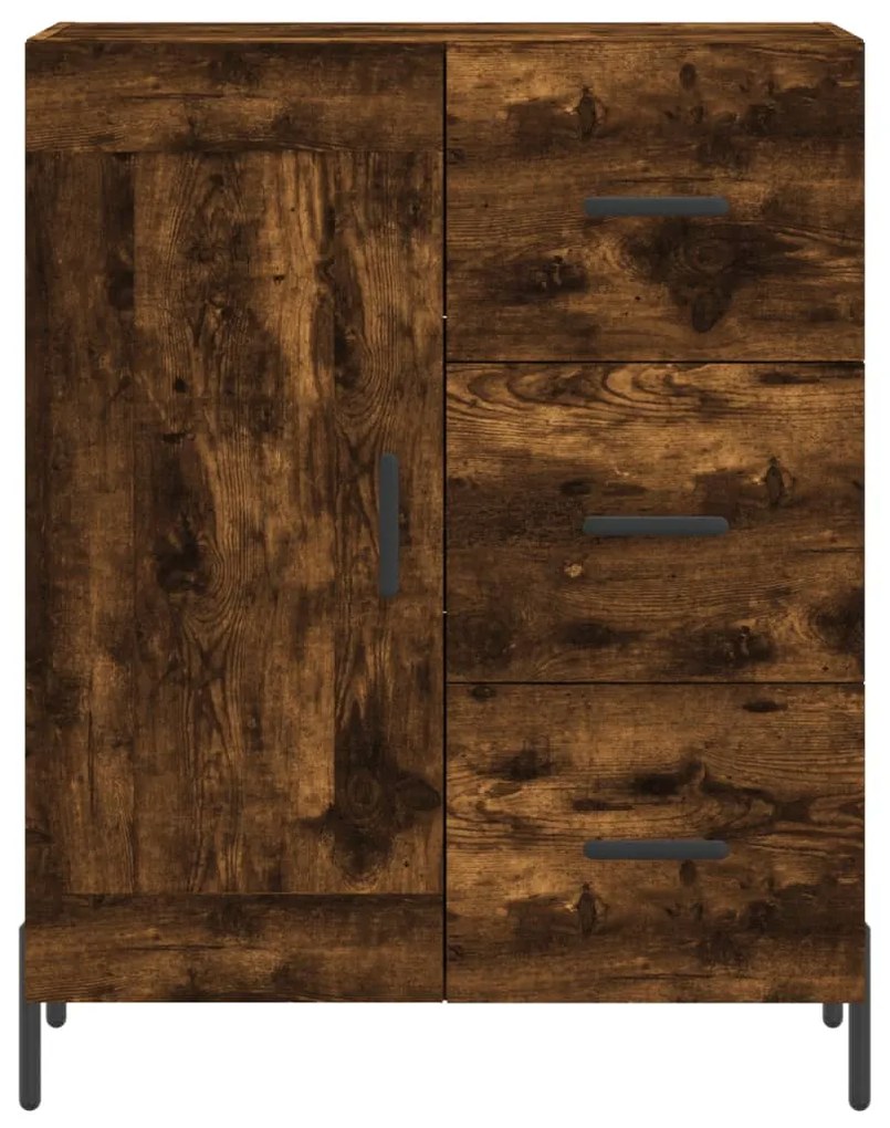 Aparador 69,5x34x90 cm derivados de madeira cor carvalho fumado