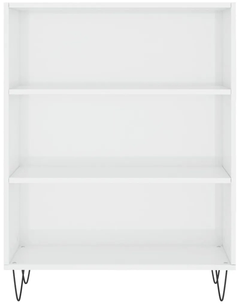 Estante 69,5x32,5x90 cm derivados de madeira branco brilhante
