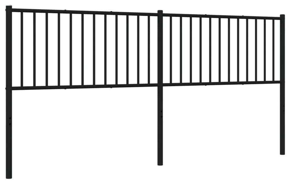 Cabeceira de cama 193 cm metal preto