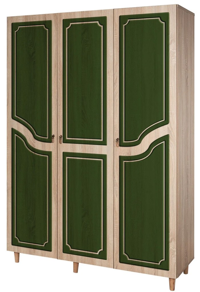 Roupeiro Mode – Carvalho Sonoma – 135 cm x 192 cm x 52 cm
