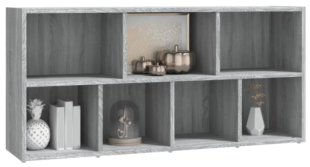 Estante 50x25x106 cm cinzento sonoma