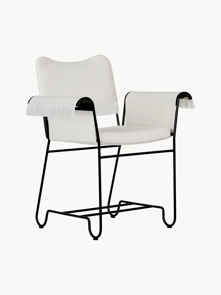 Cadeira de jantar para jardim com franjas Tropique