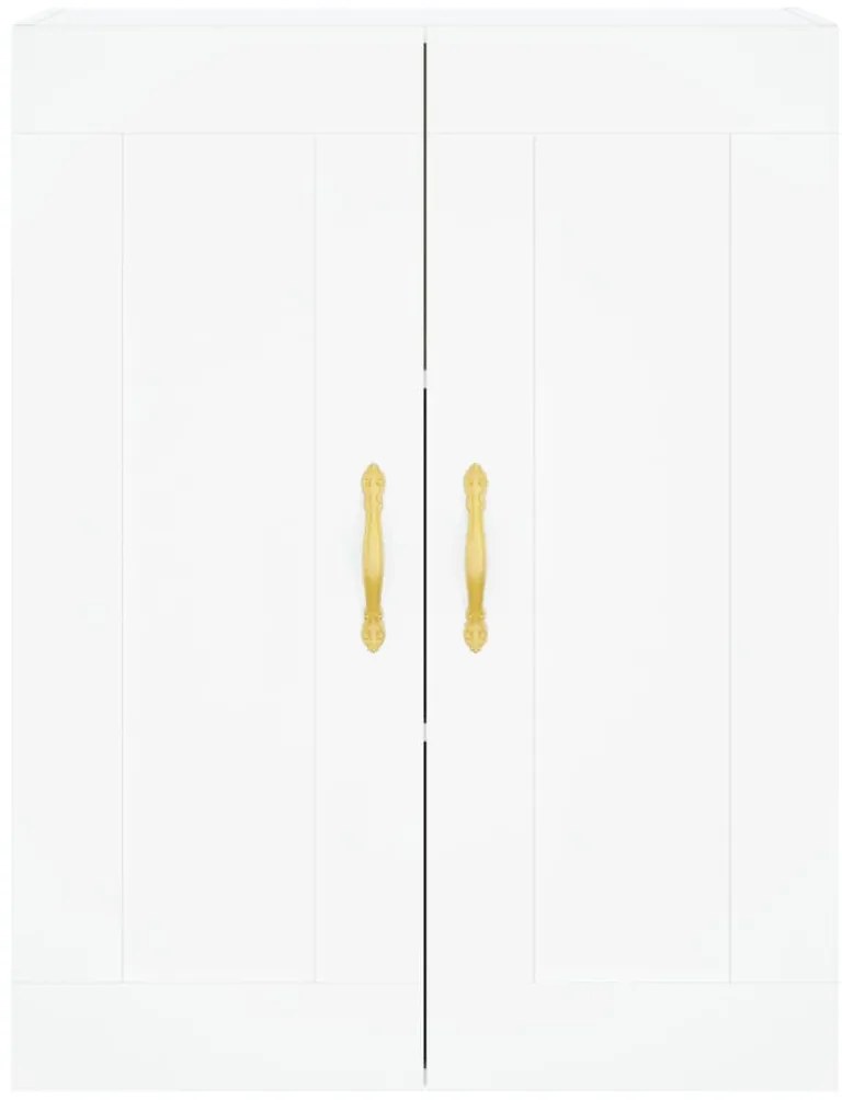 Armário alto 69,5x34x180 cm derivados de madeira branco