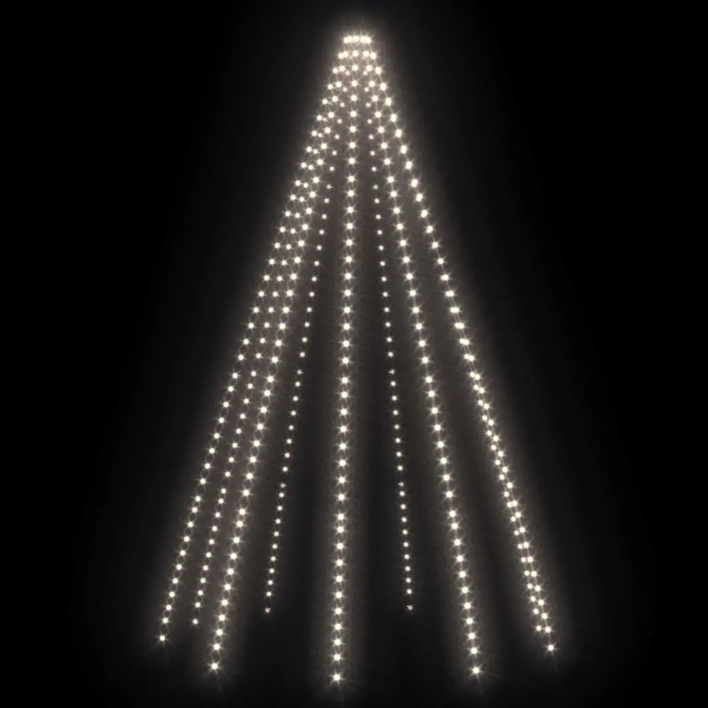 Cordão de luzes árvore de Natal 400 luzes LED 400cm branco frio