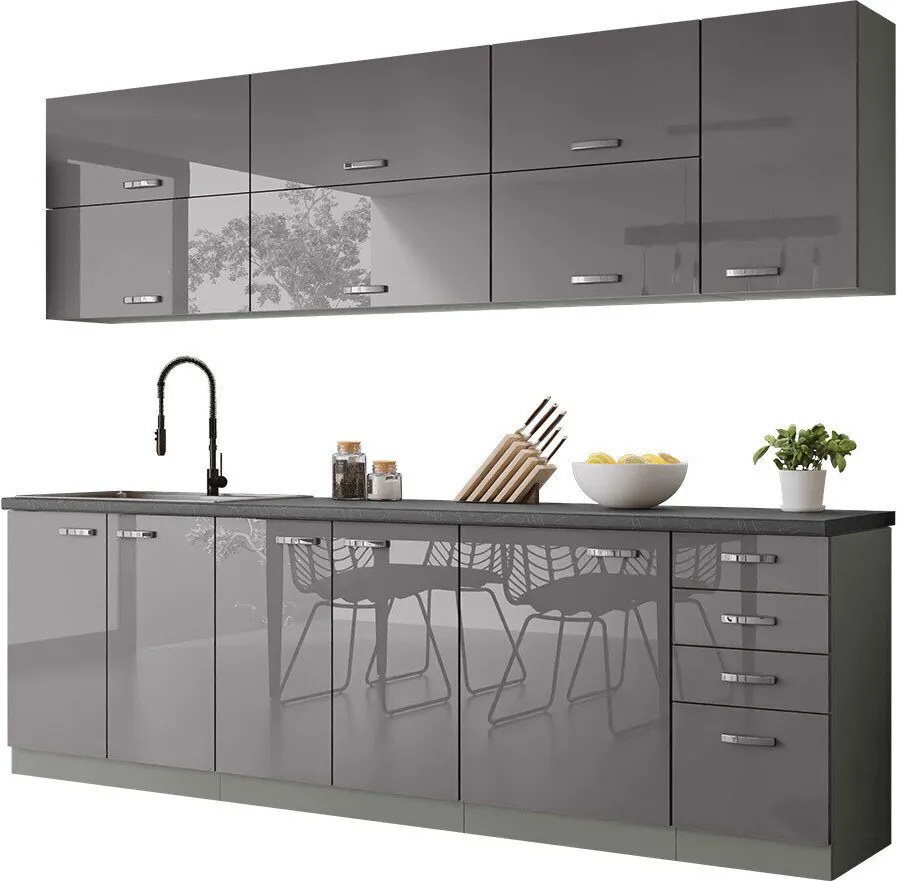 Conjunto de cozinha modular Multi Grey 123