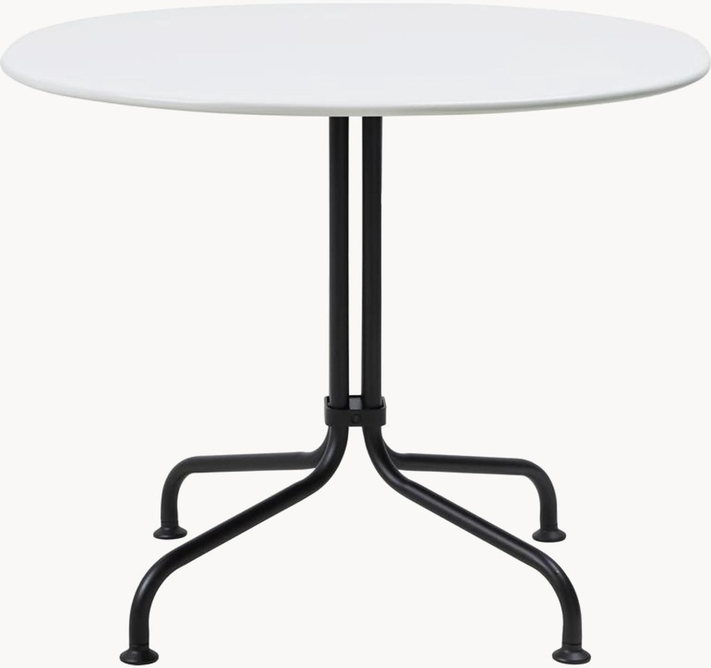 Mesa de bistrô redonda com tampo em cerâmica Carmel, Ø 75 x Alt 73 cm