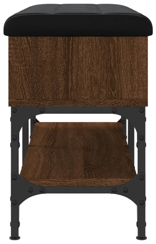 Banco sapateira 82x32x45 cm derivados madeira carvalho castanho