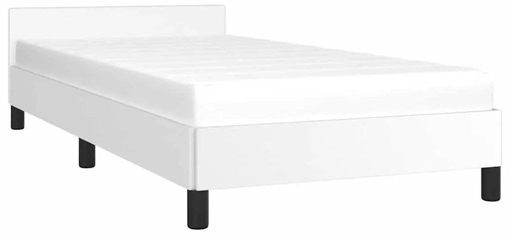 Estrutura cama c/ cabeceira sem colchão 90x190 cm branco