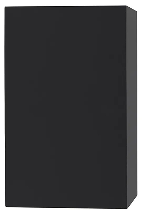 Conjunto de 2 Apliques de Parede Modernos Pretos 2 Luzes IP44 - Baleno