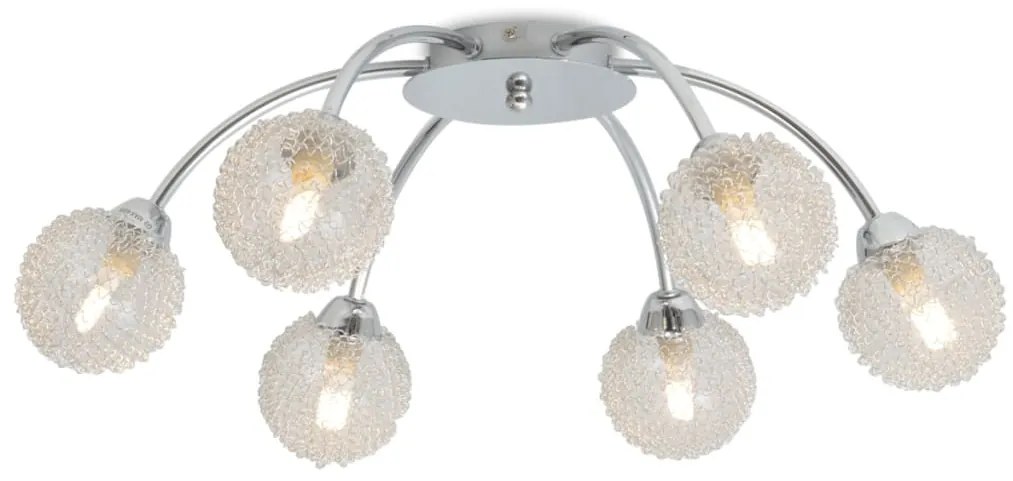 Candeeiro de teto com 6 lâmpadas LED G9 240 W