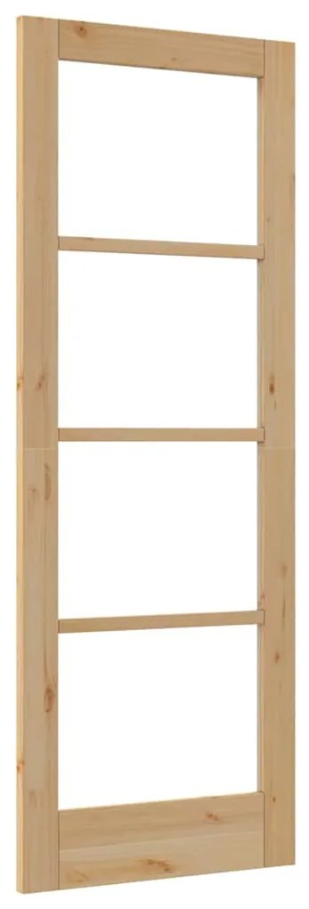 Porta Interior com Vidro "ORKDAL" 73,5x198,5x4 cm Madeira de Pinho Sól