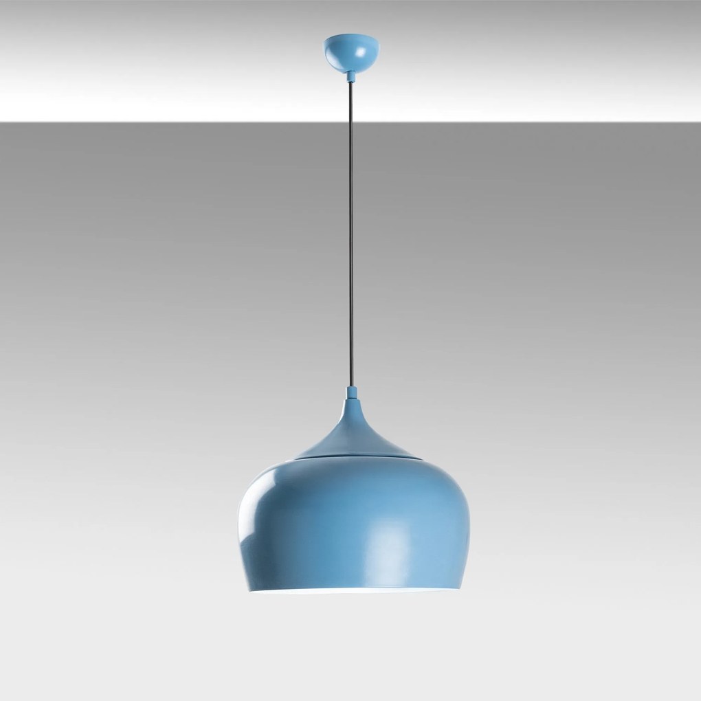 Candeeiro de Teto Patine – Azul Claro – Ø28 h:29 cm