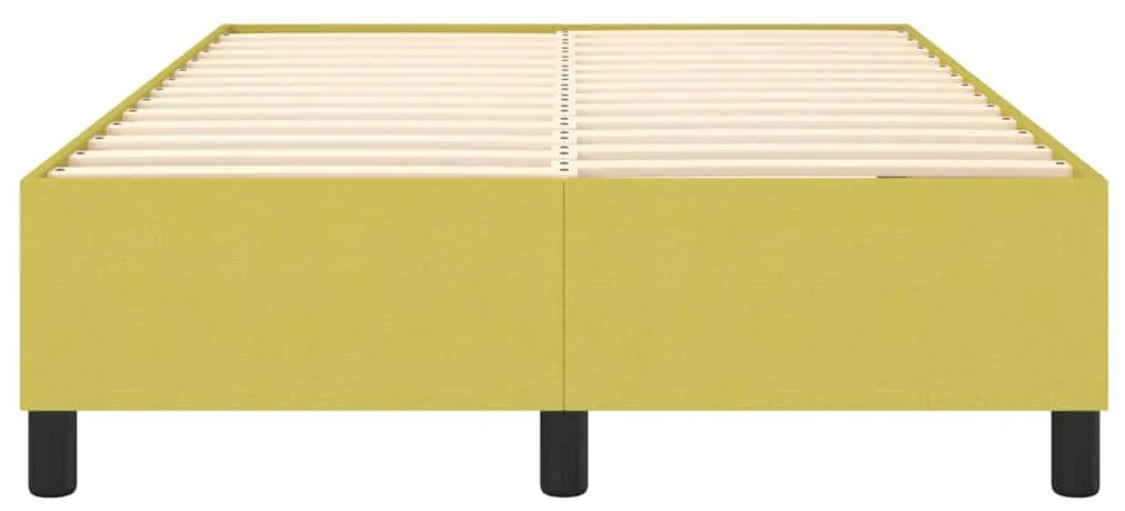 Estrutura de cama sem colchão 120x200 cm tecido verde