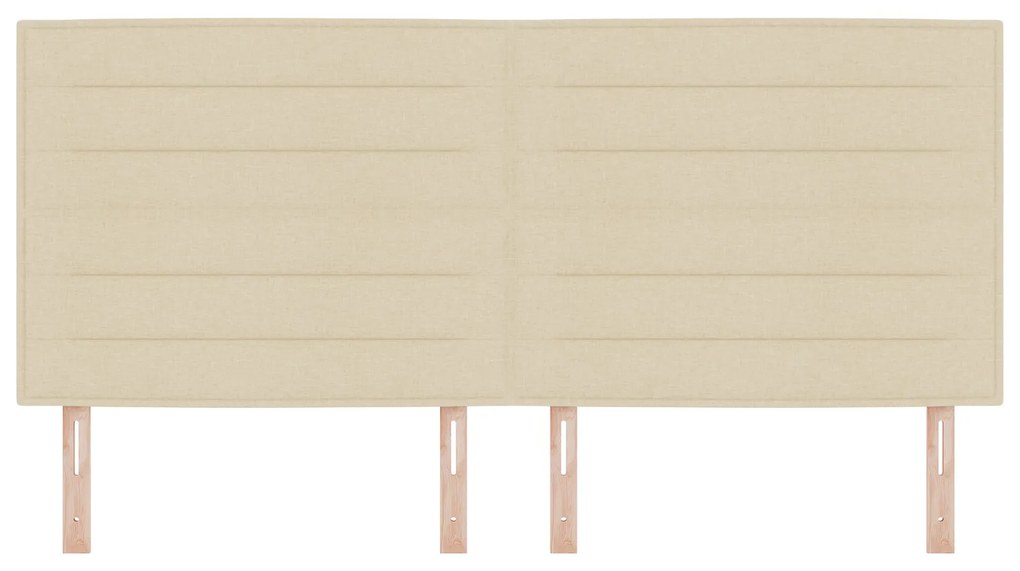 Cabeceira Design Lines Creme 200 cm Tecido