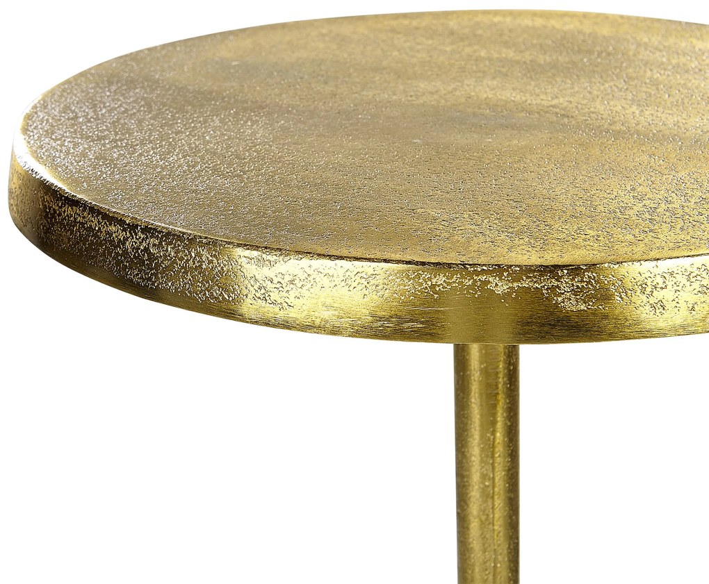 Mesa de apoio em metal dourado PANNOUVRE Beliani