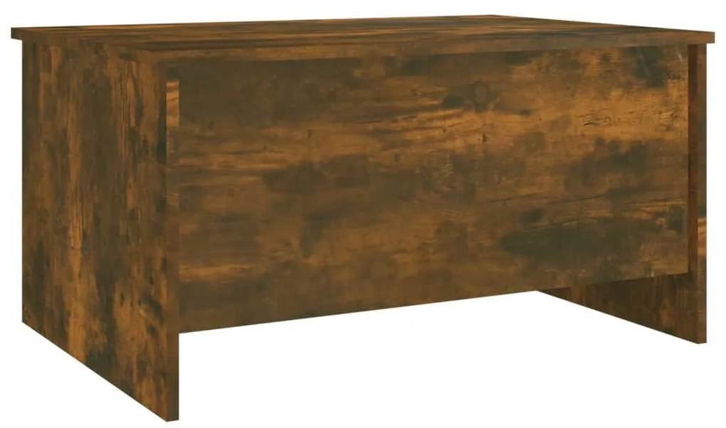 Mesa de centro80x55,5x41,5cm madeira processada carvalho fumado
