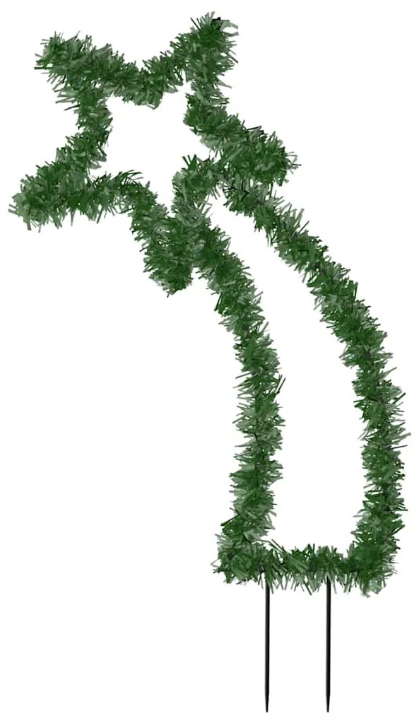 Decoração de Natal meteoro c/ luz e estacas 115 luzes LED 85 cm
