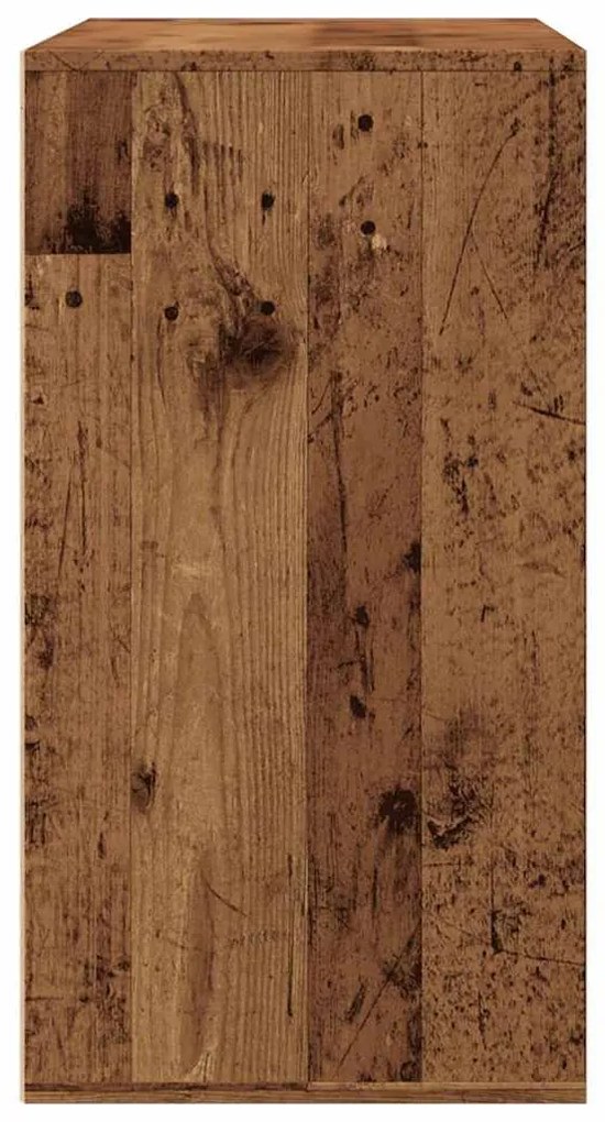 Armário de cosmética 80x40x75cm derivados madeira madeira velha