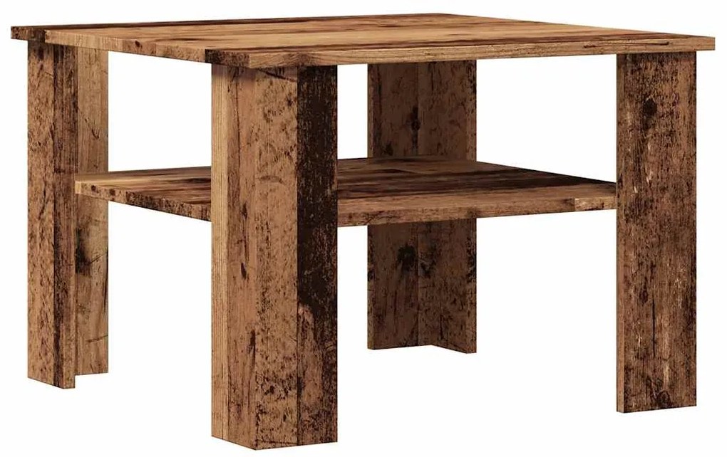 Mesa de centro 60x60x42 cm derivados de madeira madeira velha