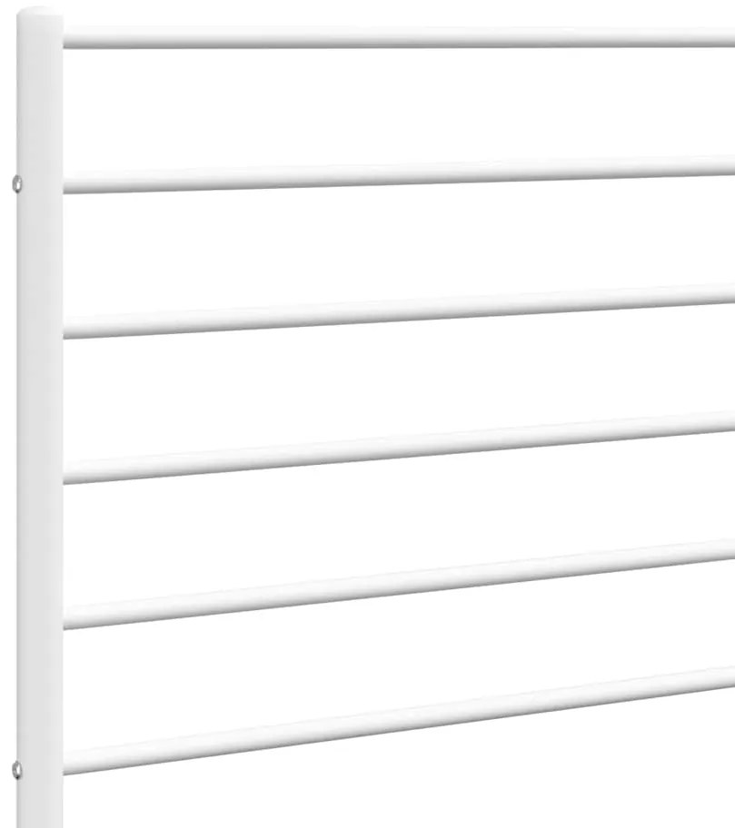 Cabeceira de cama 100 cm metal branco