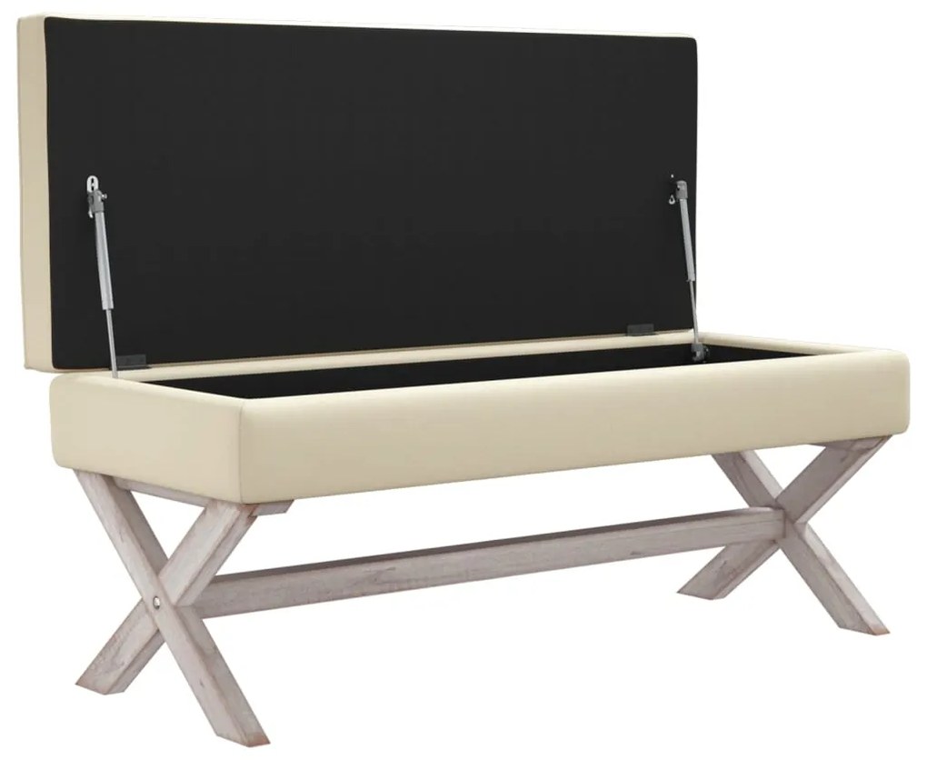 Banco de arrumação 110x45x49 cm linho