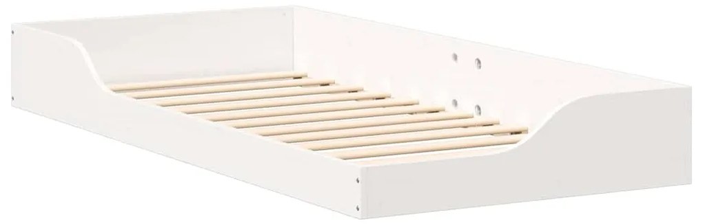 Estrutura de cama de chão Branco 100 x 200 cm