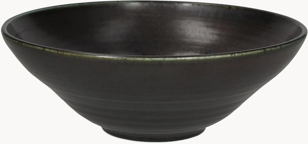 Taças de salada em porcelana Rust, conjunto de 6