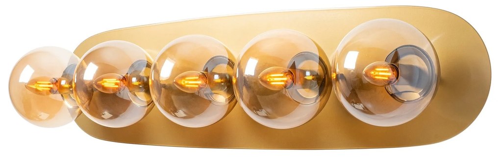 Aplique de Parede Well – Dourado – 90 x 23 x 26 cm