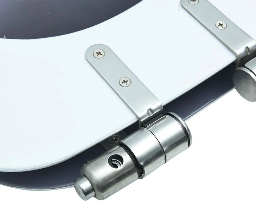 Assento de sanita com tampa de fecho suave MDF design pedras