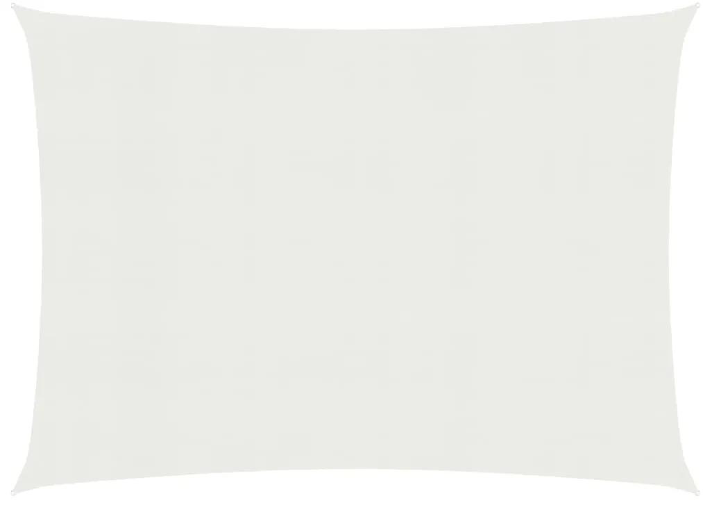 Para-sol estilo vela 160 g/m² 3,5x5 m PEAD branco
