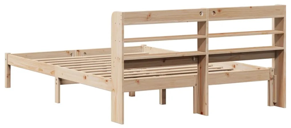 Cama sem colchão 120x190 cm madeira de pinho maciça