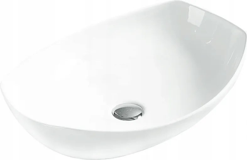 Mexen Gianna lavatório de bancada 56 x 39 cm, branco - 21915600