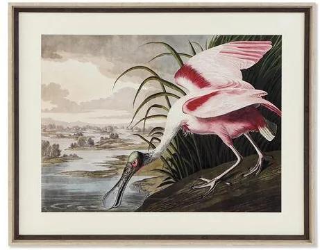 Pintura Dekodonia Vogel Estanque Oriental Emoldurada (88 x 3 x 70 cm)