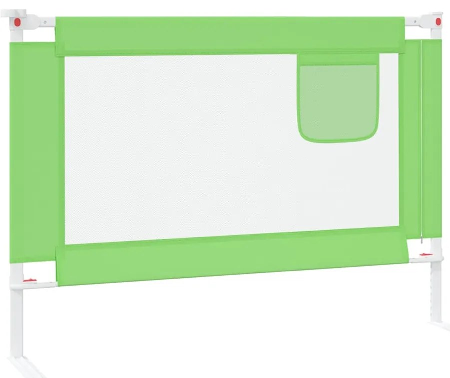 Barra de segurança p/ cama infantil tecido 90x25 cm verde