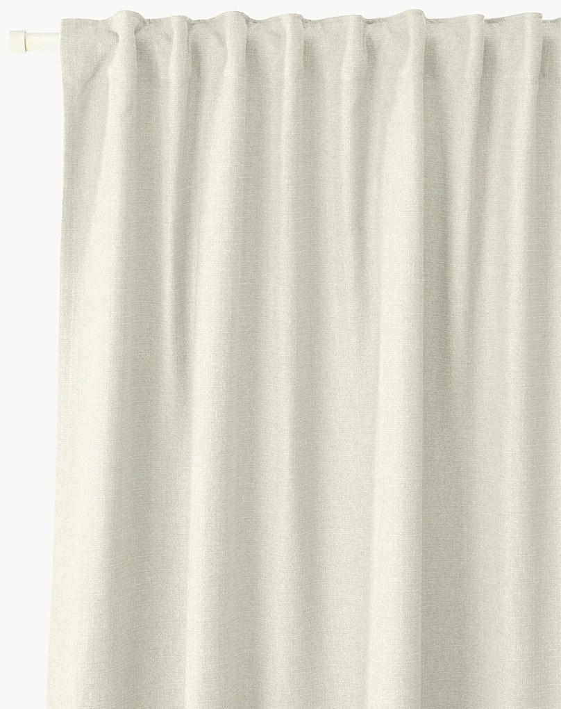 Cortinas opacas multi-banda Jensen, conjunto de 2, L 130 cm