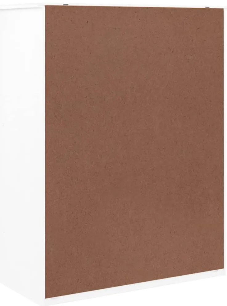Sapateira ALTA 77x35x96 cm madeira de pinho maciça branco