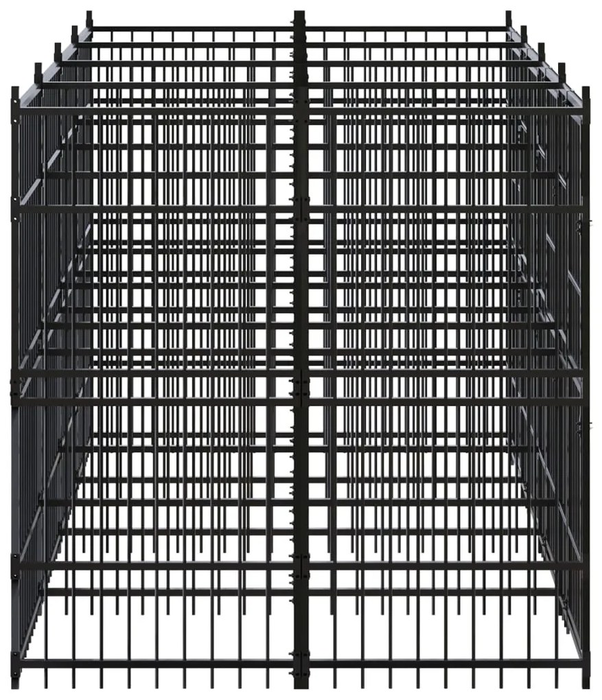 Canil de exterior 7,37 m² aço